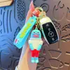 Llavero de Fondo de Bikini Creativo Pez Feo Residente Lindo Dibujo Animado Muñeco Divertido Colgante para Mochila de Estudiante Pequeño Regalo