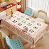 Mantel con Temática de Estrellas de Dibujos Animados Modelo Nuevo 2026 Impermeable a Prueba de Aceite Lavable Resistente al Calor Mantel para Mesa Redonda Mesa de Café