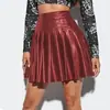 2023 Europea y Americana AliExpress Comercio Transfronterizo Comercio Exterior Amazon Falda de Cuero Sexy Ajustada al Cuerpo para Mujer Falda de Noche