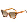 Gafas de sol nueva moda montura extragrande gafas de sol ojo de gato en forma de V ins moda de alto lujo pasarela street style gafas de sol