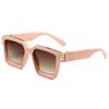 86229 gafas de sol de comercio exterior transfronterizo para hombre, montura cuadrada grande, gafas personalizadas, moda millonaria, gafas de discoteca, moda