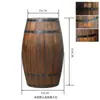Barriles Decorativos de Roble, Barriles de Cerveza, Barriles de Vino para Exteriores de Madera Maciza, Accesorios de Exhibición para Bares y Bodegas, Accesorios para Bodas, Personalizables