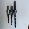 Broca Avellanadora de Doble Filo Broca Avellanadora de Tres Pasos y Tres Puntas de Dos Filos para Carpintería Broca Cónica Autocentradora Broca para Carpintería