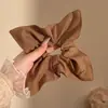 Elástico de cabelo com laço de renda francesa, scrunchie oversized, estilo casual, acessório de cabelo para coque elegante, faixa de cabelo, elástico de cabelo grande para mulheres