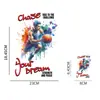 Estampado en caliente en stock Patrón de Baloncesto Estampado en caliente Especial transfronterizo para Estación Independiente de Amazon Estampado en caliente de transferencia de calor Etiqueta de Estampado en caliente