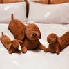 Dachshund Panda Cojín Largo Juguete de Peluche Muñeca Sofá Decoración del Hogar Cojín Muñeca Juguete Suave
