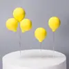 Globo de colores para decoración de pasteles, tarjetas, luz enchufable, arcilla, confesión, fiesta de cumpleaños, postre, disfraz