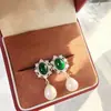 Brincos Palacianos de Pérolas Naturais de Água Doce para Mulheres Pedra Olho de Tigre Madre-Pérola Brincos de Pérola Estilo Retro Brincos com Agulha de Prata Esterlina