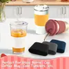 Caneca Capa de Silicone para Copo Personalizada Transfronteiriça para Copo de Chá com Leite Café Copo de Vidro Cone Anti-Escaldante Copo de Água Capa Protetora