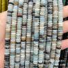 Cuentas espaciadoras sueltas de 2*6 mm, piedra natural, cristal espaciador, cuentas espaciadoras sueltas, accesorios para joyería DIY, cuentas redondas al por mayor