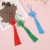 Colgante Pequeño de Borla China Borlas Ventilador Estilo Antiguo de 6 Discos Marcapáginas Colgante DIY Empaque Accesorios de Regalo Fabricante Mayorista