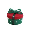 Cesta de Almacenamiento Tejida con Cuerda de Algodón Navideña, Caja de Regalo Decorativa, Organizador de Escritorio para Artículos Varios, Snacks y Cosméticos