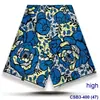 Tela de Algodón con Estampado de Moda Africana Teñida con Cera Disponible en Stock, Tela Estampada de Alta Calidad de Moda para Pantalones