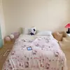 2026 Nuevo Estilo Coreano Agradable para la Piel Suave Manta de Lana de Cordero Sanrio Manta Multifuncional para la Pausa del Almuerzo Agradable para la Piel Suave