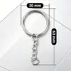 Llavero Multicolor, Multitamaño con Aro Único, Llavero Ecológico, Colgante de Cuentas, Accesorios para Llaveros, Cadena Colgante