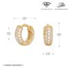Pendientes de Plata de Ley S925 Más Vendidos Transfronterizos, Pendientes de Circonita de Moda de Tres Filas, Joyería de Plata de Lujo Ligero de Gama Alta Versátil de Nicho