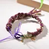 Cuerda de Mano Semi-Terminada Tejida a Mano Joyería para Cuerda de Mano Se Puede Ensartar Joyería de Mano DIY Cuerda de Mano de Cera de Abeja Dzi Pulsera Venta al por Mayor