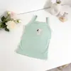 Roupa de Exterior 2026 para Meninas Camisola Infantil Roupa Fresca de Verão Colorida Doce Roupa de Bebê Fofa Top para Meninas Pequenas