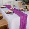 Camino de mesa de seda de Bali, estilo vintage de lujo ligero y de alta gama, mantel trenzado, decoraciones para bodas y fiestas, fabricante de caminos de mesa largos