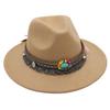 Ebay Sombrero de Copa Estilo Étnico Decoración de Gema Sombrero de Jazz Sombrero de Fieltro para Hombre y Mujer Sombrero de Felpa Mongol Sombrero Fedola Moderno