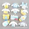 Accesorios para el Cabello DIY Piezas de Resina Piezas de Pegamento de Crema Materiales para Funda de Teléfono de Cinnamoroll Clips para el Cabello Decoraciones para Zapatos DIY