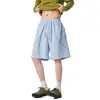 Pantalones Cortos de Secado Rápido Estilo Americano Dopamina para Hombres y Mujeres, Pantalones Ligeros de Cinco Puntos para Exteriores de Verano, Pantalones Cortos Deportivos Retro Línea Hasselblad