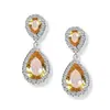 Pendientes de personalidad de moda europea y americana con forma de gota de agua y circonita AAA para mujer, temperamento hermoso, Joker, pendientes de marca grande, ventas directas de fábrica