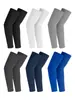 Mangas para brazos finas de Lycra y seda de hielo para niños, para exteriores, transfronterizas, absorbentes de sudor y transpirables, unisex, protección UV contra el sol