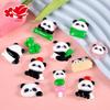 Novo Desenho Animado Fofo Panda Resina Acessórios Feito à Mão diy Bolsa de Material Capa de Celular Adesivo de Geladeira Elástico de Cabelo Acessórios de Cabelo Adesivo
