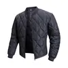 2026 Invierno Transfronterizo Amazon 3D Hombres Cálido Moda Tendencia Simple Versátil Holgado Color Sólido Chaqueta de Algodón Talla Europea