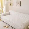 Almofada de sofá em tecido escovado de formato especial, cor sólida, design de peça única, antiderrapante, resistente ao desgaste, quente e lavável, para proteger sofás de sala de estar