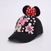 Gorras Europeas y Americanas para Niños, Gorra de Béisbol con Pico de Pato de Dibujos Animados 3D, Gorra de Béisbol de Ratón para Primavera y Otoño, Sombrero de Sol de Dibujos Animados para Exteriores