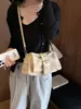 Bolso bandolera estilo Ins para mujer, gran capacidad, bolso de hombro casual de nicho estilo coreano de alta moda para el trabajo y los desplazamientos