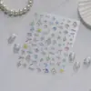 Pegatinas para Uñas Jelly Glitter Estilo Fresco Pegatinas para Uñas Estilo Lujo Ligero Decoraciones para Uñas Estrella Pequeña Iridiscente Uñas Postizas