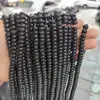 8x 5mm rodas contas planas contas cor natural não desbota contas de vidro multicolor imitação de jade barra de neve acessórios para pulseira diy
