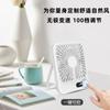 Nuevo ventilador de escritorio transfronterizo carga USB portátil engranaje infinito oficina dormitorio pantalla digital luz sonido ventilador pequeño