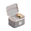 Bolsa de Maquillaje Transparente de Malla Transfronteriza, Bolsa de Almacenamiento para Cosméticos, Bolsa de Tocador de Malla de PVC de Gran Capacidad para Viajes, Logo Personalizado
