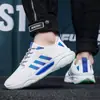Zapatos deportivos, zapatillas para correr, zapatos de hombre con suela blanda antideslizante, zapatos de hombre de malla de una sola pieza, zapatillas para trotar, zapatos casuales de otoño para hombre