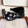 Diadema Pinza para el Cabello con Estampado de Moda para Mujer, Elegante Nuevo Pinza para el Cabello Retro de Ala Ancha para Uso Diario, Accesorio Versátil para el Cabello Diadema para Lavado de Cara