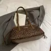 Bolso de Mujer de Gran Capacidad Más Vendido Bolso Tote Nuevo Estampado de Leopardo Retro Casual para el Trabajo Bolso de Hombro Bolso Sencillo de Axila
