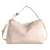 Bolsa Saco Texturizada Nova Primavera 2026, Fashion e Tendência, Bolsa de Mão Casual Única, Bolsa de Ombro e Transversal Feminina