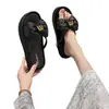 Sandalias de Verano para Exteriores Estilo Chica de Moda para Mujer, Nuevas Sandalias de Playa para Vacaciones con Suela Gruesa Antideslizante