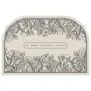 Tapete de banheiro doméstico feito de terra de diatomáceas, absorvente, secagem rápida, antiderrapante, tapete para ambiente de banheira, lavável e fácil de limpar