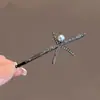 Pinzas para el Cabello con un Toque de Lujo, Exquisitos Accesorios para el Cabello, Pinzas Laterales Brillantes con Pedrería para Flequillo, Pasadores, Pinzas de Moño, Adornos para el Cabello