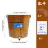 Cubo de Madera para Incienso Mango de Madera Maciza Incienso Madera de Cedro Cubo de Madera para Remojo de Pies Cubo para Pedicure Cubeta de Madera para Lavar Pies Cubeta para Lavar Pies Cubo de Baño para Pies Cubeta para Remojo de Pies