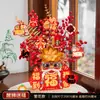 2026 Ano do Cavalo Festival da Primavera Itens de Decoração para Casa Nova Balde de Frutas da Fortuna Balde de Abraço Enfeites de Sala de Estar de Ano Novo Arranjo Criativo