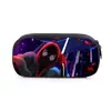 Estuche para Lápices de Poliéster de una Sola Capa para Estudiantes Cross-Border Nuevo Spider-Man: Cruzando el Multiverso Caja de Papelería de Gran Capacidad Spider Man