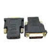 Adaptador HDMI hembra a DVI macho HDtoDVI 24 1 HDMI hembra DVI24 5 conversión de tornillo metálico