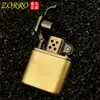 Encendedor de queroseno Zorro Old Nine Gates 506 520 583 559 Carcasa en blanco para procesamiento y modificación de cubierta de madera DIY