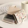 Nuevo Tarjetero con Pintura al Óleo Floral para Mujer, Estilo Vintage con Múltiples Ranuras para Tarjetas Bancarias y de Identificación, Gran Capacidad